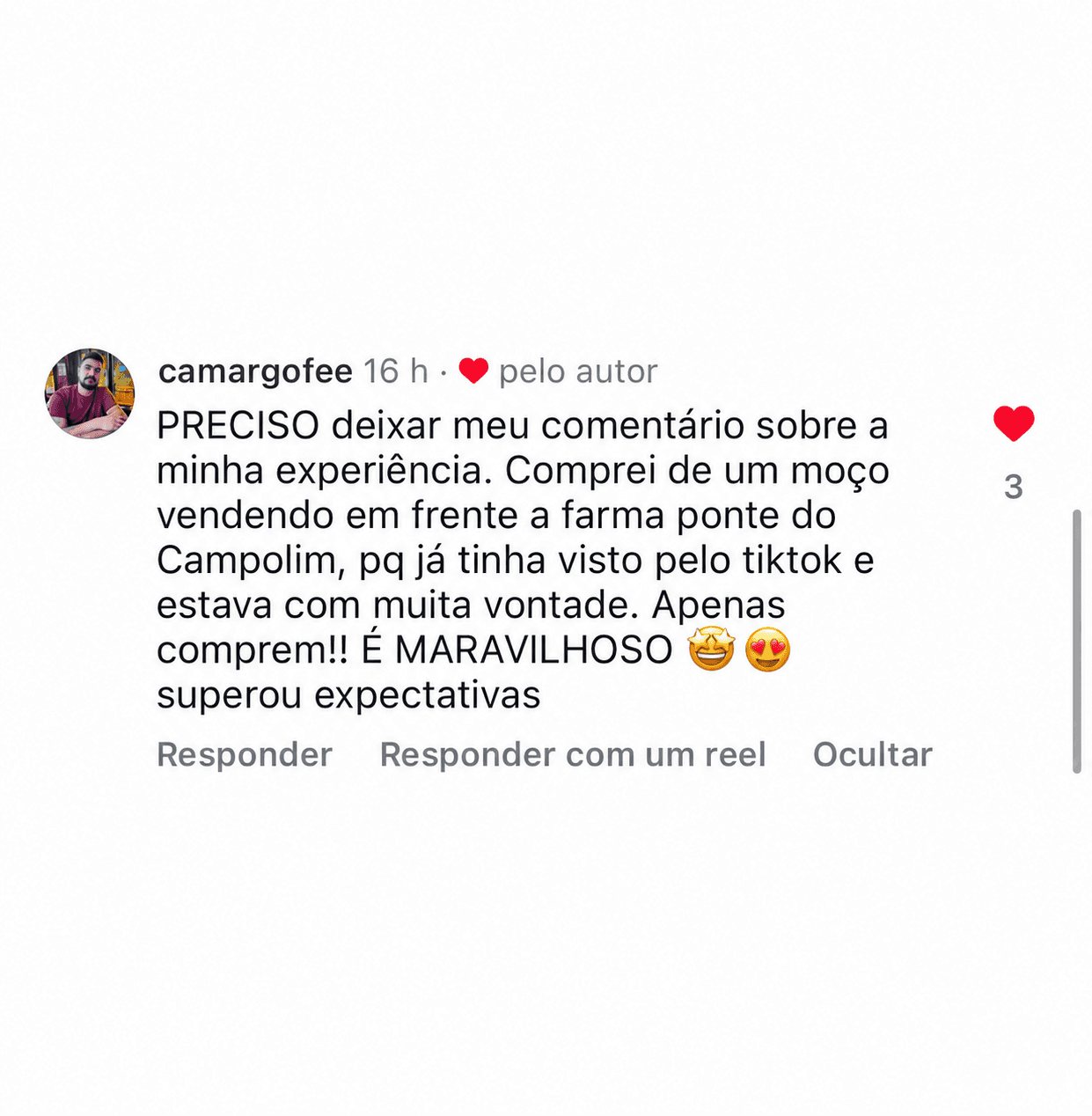 Print 2 de conversa com cliente da Pede Um sobre as receitas