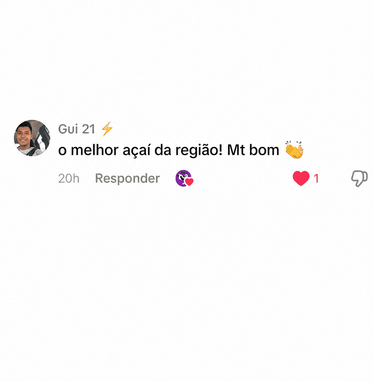 Print 7 de conversa com cliente da Pede Um sobre as receitas